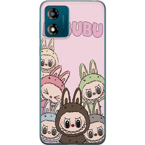 Motorola Moto E13 Läpinäkyvä kuori Labubu Classics