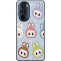 Pikkukuva 1 / 3: Motorola Edge 30 Pro Läpinäkyvä kuori Pastel Labubu