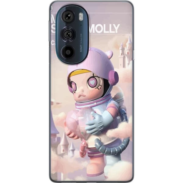 Motorola Edge 30 Pro Läpinäkyvä kuori Mega Space Molly Care Bears Series - Share Bear Edition