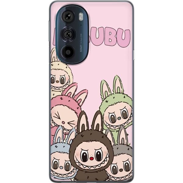 Motorola Edge 30 Pro Läpinäkyvä kuori Labubu Classics