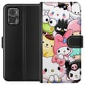 Miniatyrbild 1 av 3: Motorola Moto E22i Plånboksfodral Kawaii Sanrio Crew