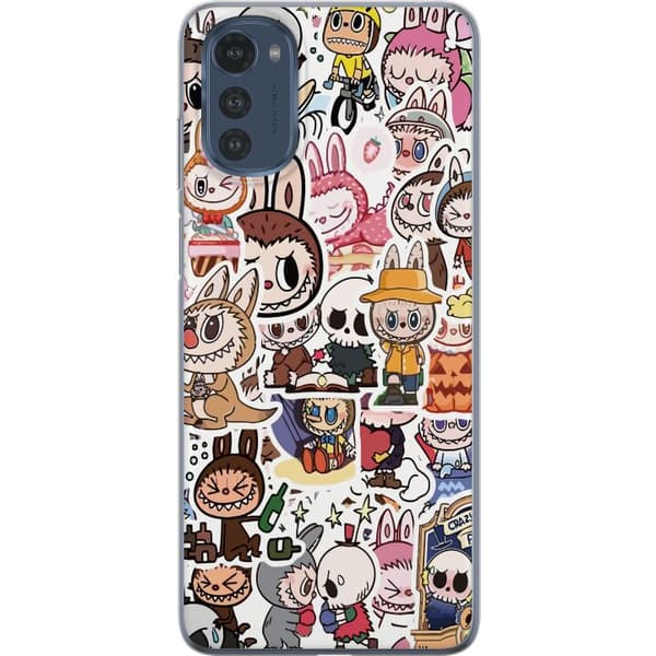 Motorola Moto E32s Genomskinligt Skal Labubu All-Stars – POP MART Special