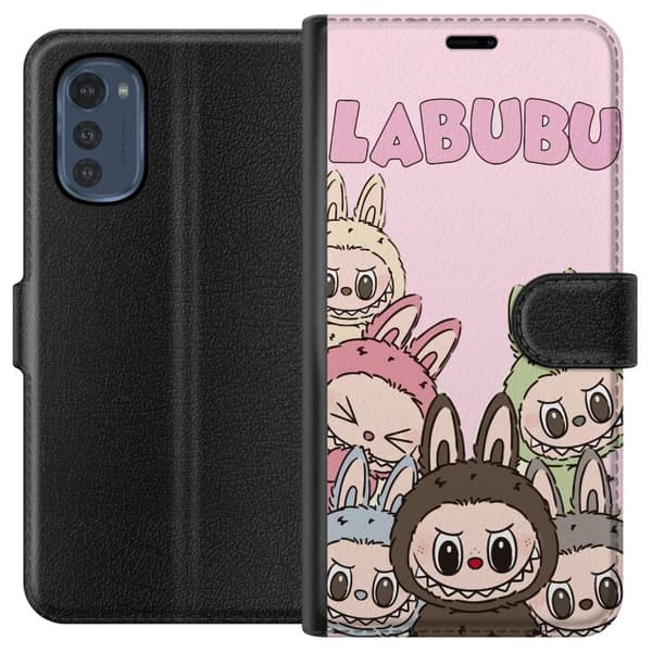 Motorola Moto E32s Lompakkokotelo Labubu Classics