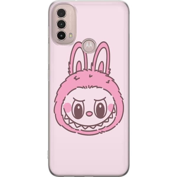 Motorola Moto E40 Läpinäkyvä kuori Labubu Eläinradan Bunny-versio