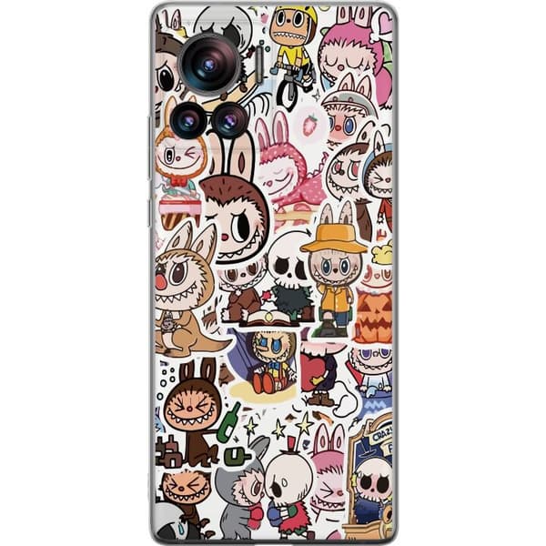 Motorola Edge 30 Ultra Gennemsigtig cover Labubu All-Stars – POP MART Specialudgave