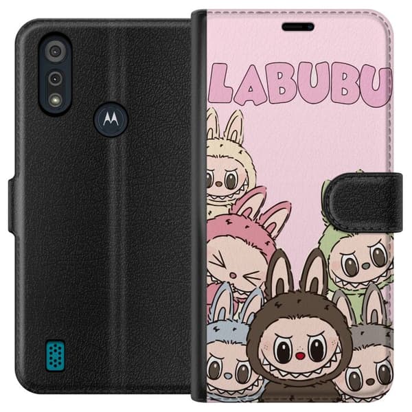 Motorola Moto E6i Tegnebogsetui Labubu Classics