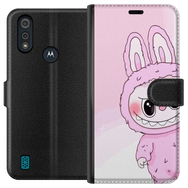 Motorola Moto E6i Lommeboketui Labubu Bunny-serien
