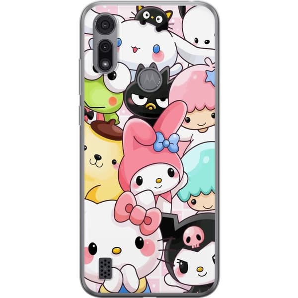Motorola Moto E6i Gennemsigtig cover Kawaii Sanrio Crew