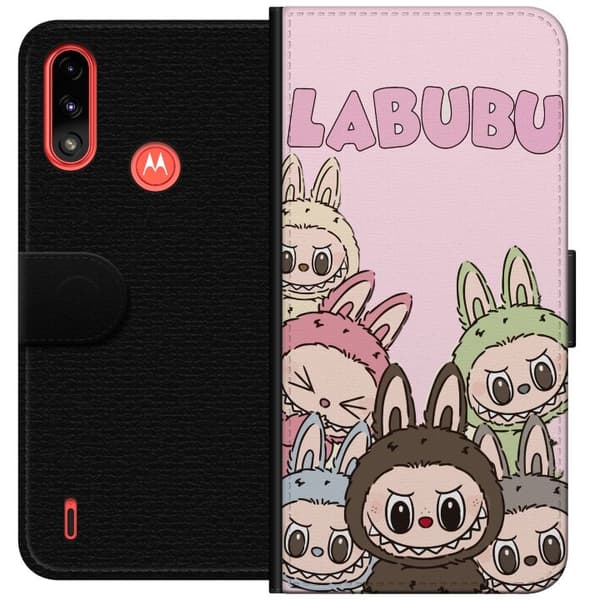 Motorola Moto E7 Power Plånboksfodral Labubu Classics