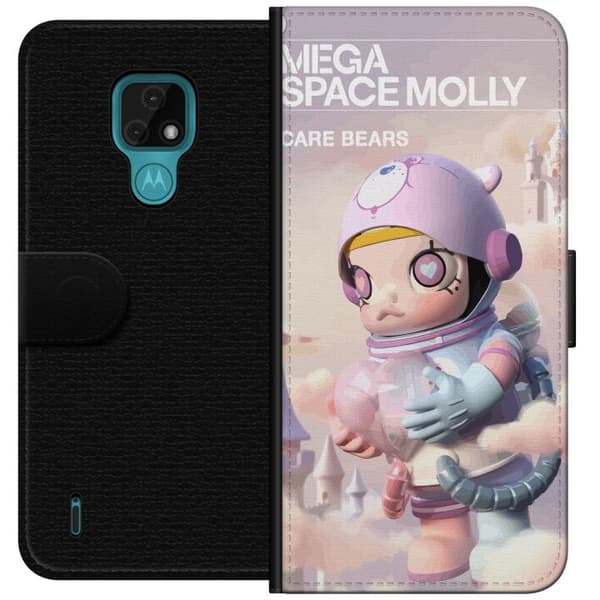 Motorola Moto E7 Plånboksfodral Mega Space Molly Care Bears Series - Share Bear Edition