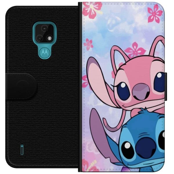 Motorola Moto E7 Plånboksfodral Stitch & Angel