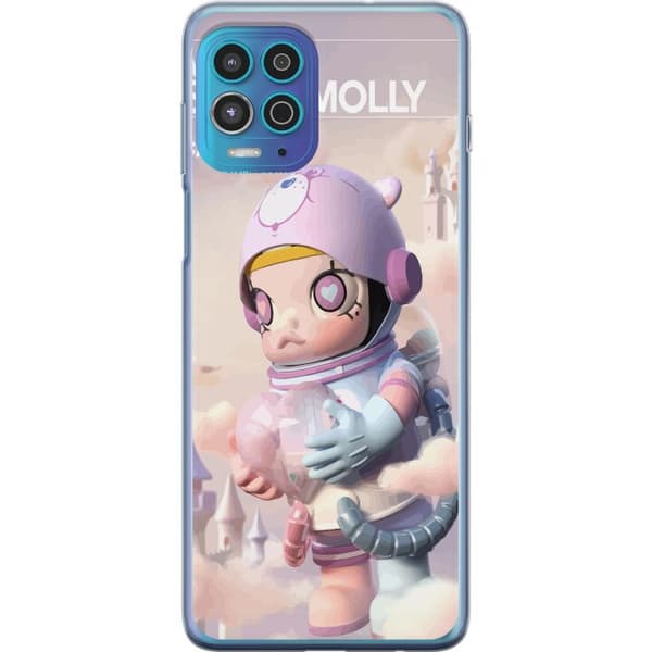 Motorola Moto G100 Genomskinligt Skal Mega Space Molly Care Bears Series - Share Bear Edition