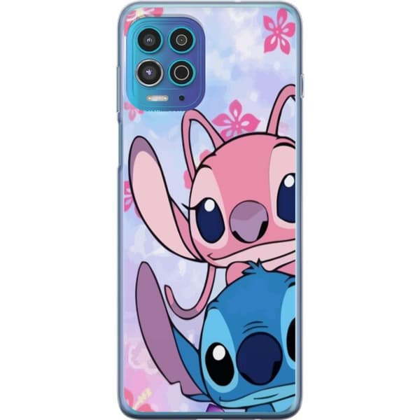 Motorola Moto G100 Gennemsigtig cover Stitch & Angel