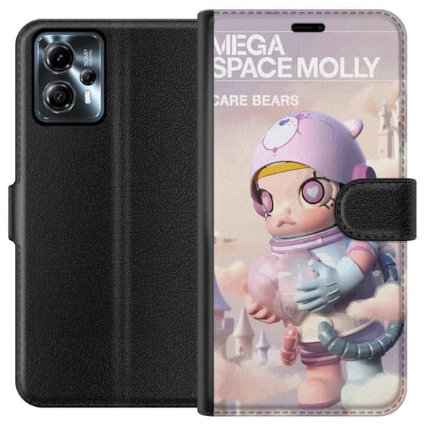 Motorola Moto G13 Lompakkokotelo Mega Space Molly Care Bears Series - Share Bear Edition