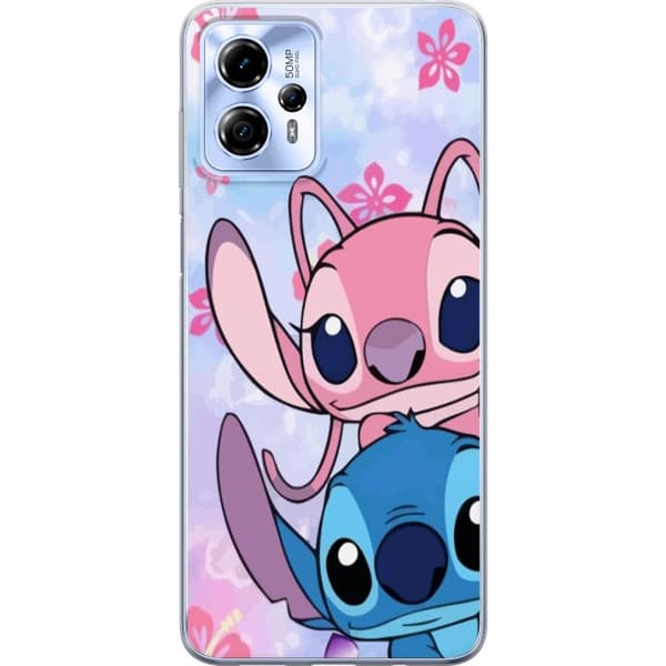 Motorola Moto G13 Läpinäkyvä kuori Stitch & Angel