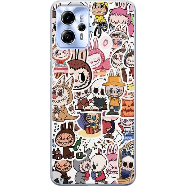 Motorola Moto G13 Läpinäkyvä kuori Labubu All-Stars – POP MART Erikoispainos