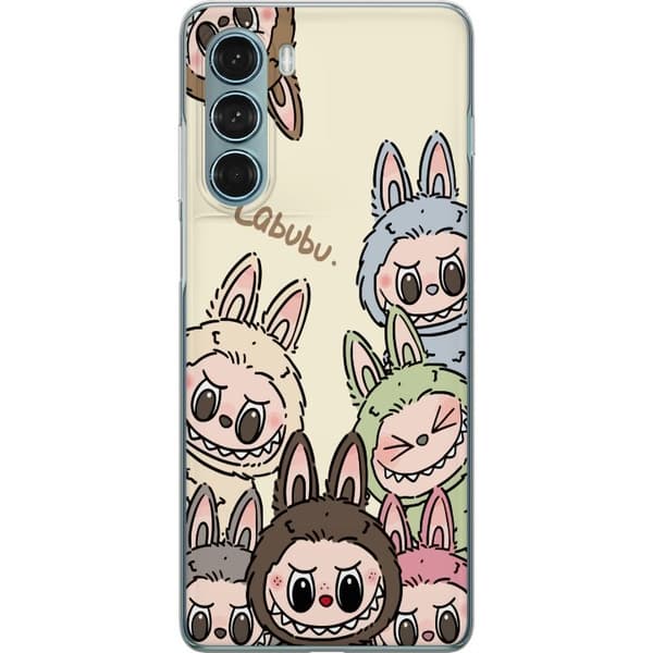Motorola Moto G200 5G Läpinäkyvä kuori Labubu Pastel Collection