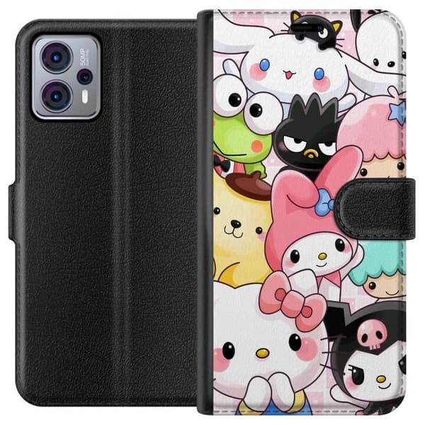 Motorola Moto G23 Lompakkokotelo Kawaii Sanrio Crew