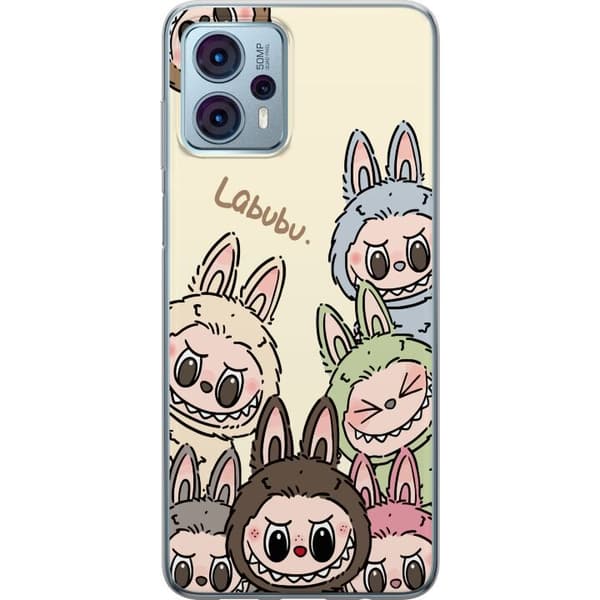 Motorola Moto G23 Gennemsigtig cover Labubu Pastel Collection