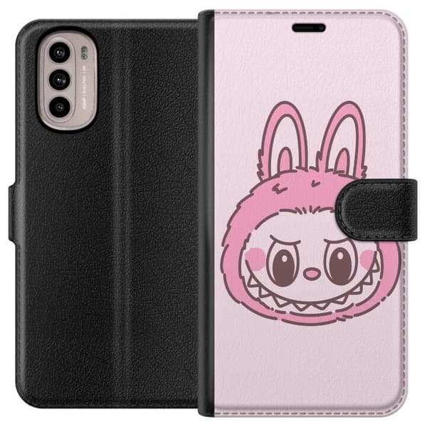 Motorola Moto G31 Lompakkokotelo Labubu Eläinradan Bunny-versio