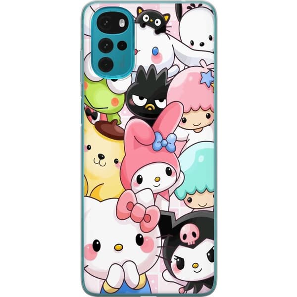 Motorola Moto G22 Genomskinligt Skal Kawaii Sanrio Crew