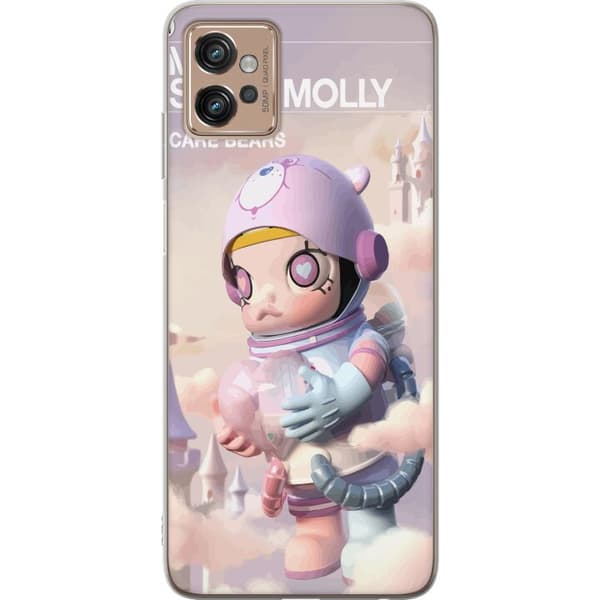 Motorola Moto G32 Gjennomsiktig deksel Mega Space Molly Care Bears Series - Share Bear Edition