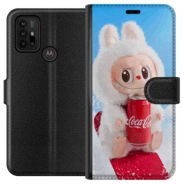Motorola Moto G30 Tegnebogsetui Labubu Summer Edition