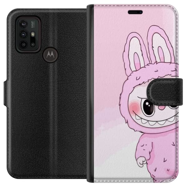 Motorola Moto G30 Lommeboketui Labubu Bunny-serien