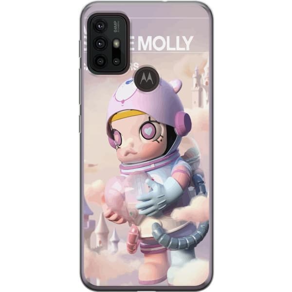 Motorola Moto G30 Gennemsigtig cover Mega Space Molly Care Bears Series - Share Bear Edition