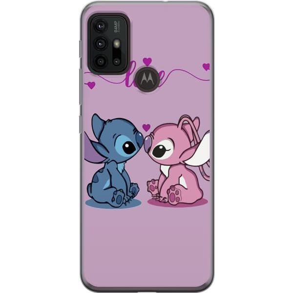 Motorola Moto G30 Gennemsigtig cover Lilo & Stitch – Angel Edition