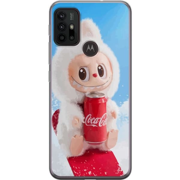 Motorola Moto G30 Genomskinligt Skal Labubu Summer Edition