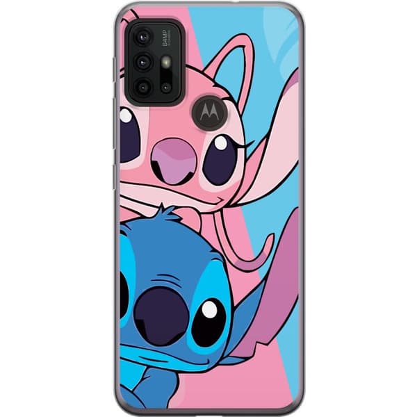 Motorola Moto G30 Gennemsigtig cover Stitch & Angel