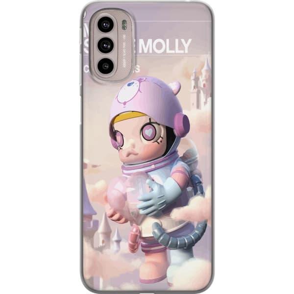 Motorola Moto G41 Genomskinligt Skal Mega Space Molly Care Bears Series - Share Bear Edition