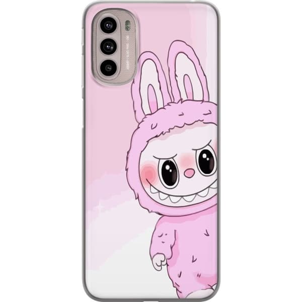 Motorola Moto G41 Genomskinligt Skal Labubu Bunny Series