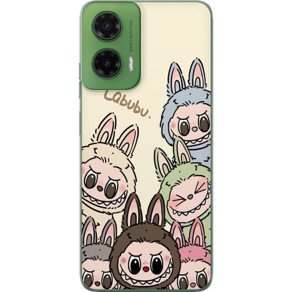 Motorola Moto G35 Läpinäkyvä kuori Labubu Pastel Collection
