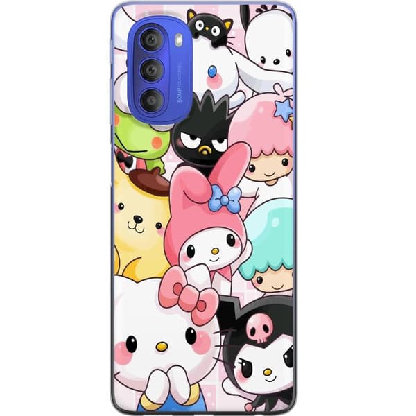 Motorola Moto G51 5G Gennemsigtig cover Kawaii Sanrio Crew