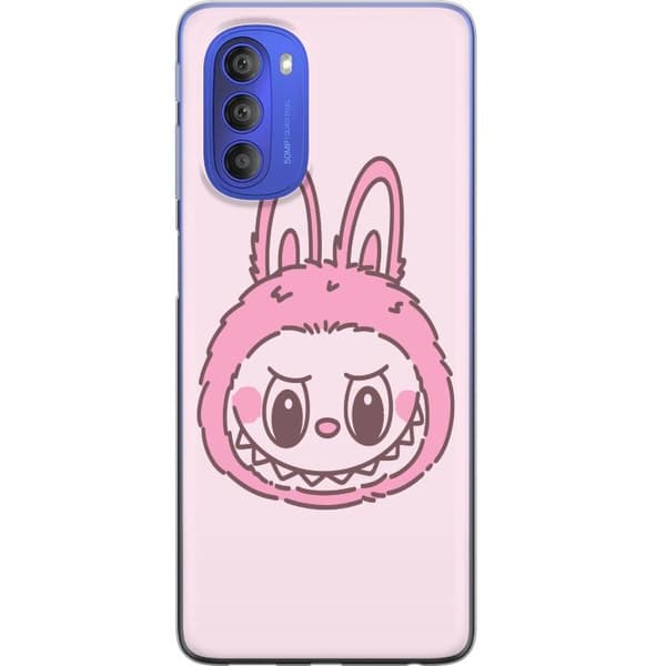 Motorola Moto G51 5G Gennemsigtig cover Labubu Dyrekreds Bunny Udgave