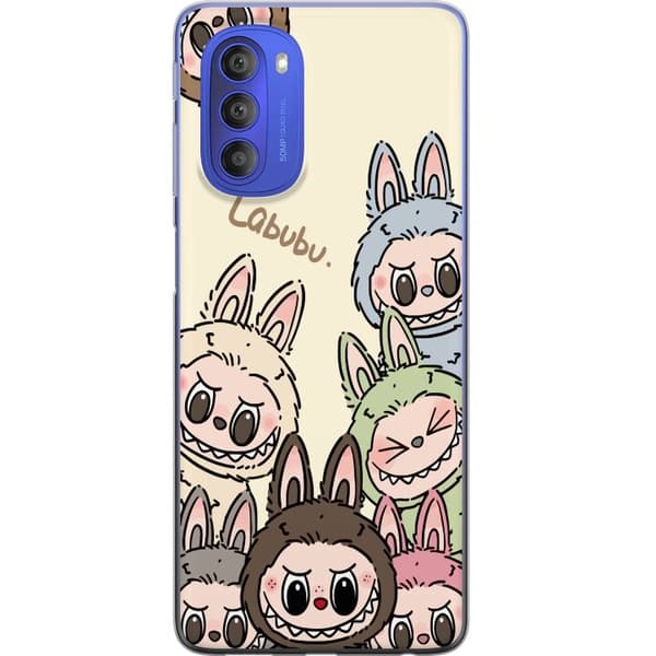 Motorola Moto G51 5G Gjennomsiktig deksel Labubu Pastel Collection