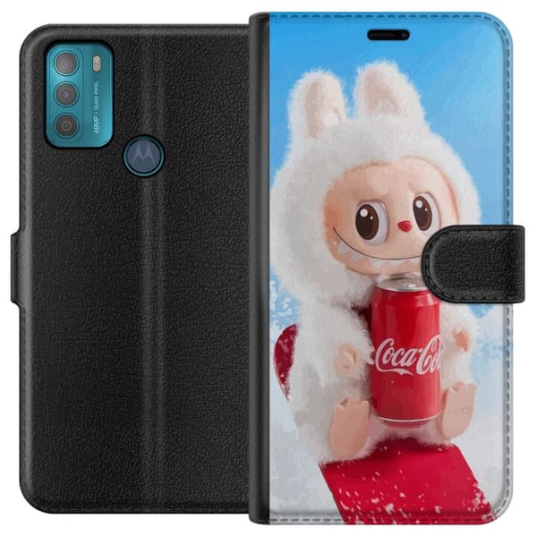 Motorola Moto G50 Lompakkokotelo Labubu Summer Edition