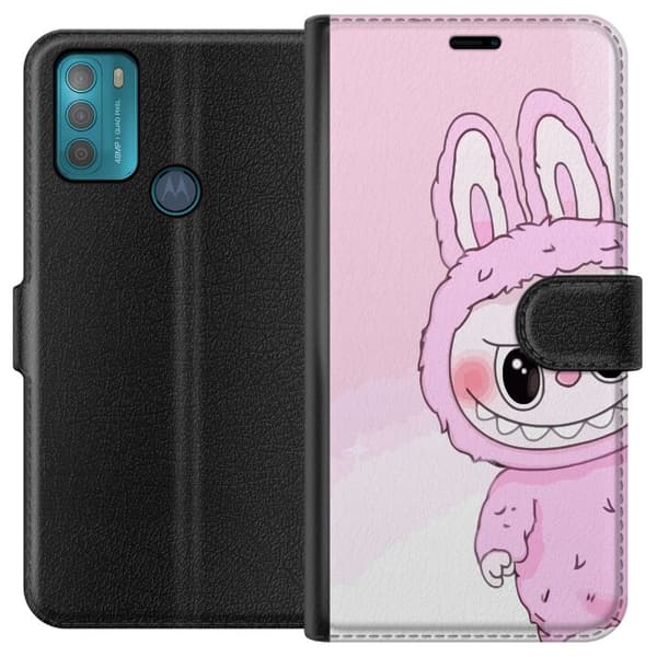 Motorola Moto G50 Lommeboketui Labubu Bunny-serien