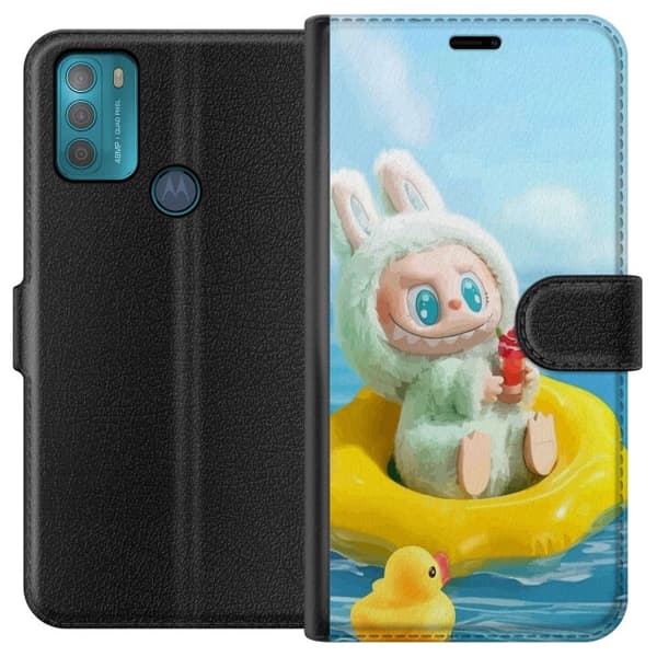 Motorola Moto G50 Plånboksfodral Labubu Macaron Series