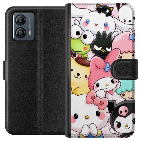 Motorola Moto G53 Lompakkokotelo Kawaii Sanrio Crew