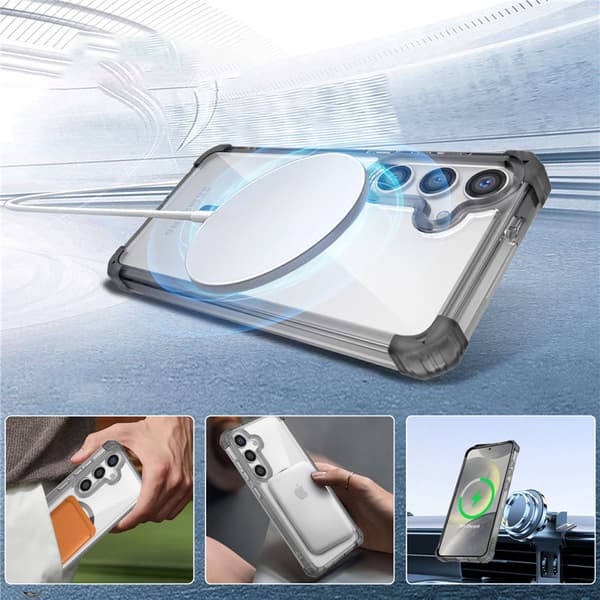 INF Elegant Gennemsigtig Sort Etui til Samsung Note 20 Ultra