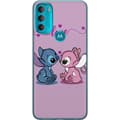 Miniatyrbild 1 av 3: Motorola Moto G71 5G Genomskinligt Skal Lilo & Stitch – Angel Edition