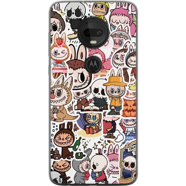 Motorola Moto G7 Läpinäkyvä kuori Labubu All-Stars – POP MART Erikoispainos