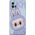 Miniatyrbillede 1 af 3: Motorola Moto G72 Gennemsigtig cover Blå Kanin Labubu