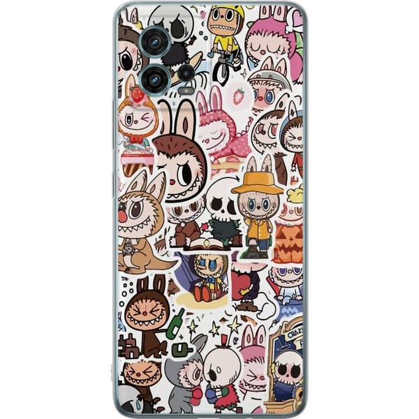 Motorola Moto G72 Läpinäkyvä kuori Labubu All-Stars – POP MART Erikoispainos