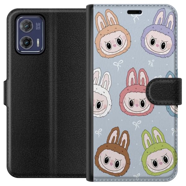 Motorola Moto G73 Lommeboketui Pastel Labubu