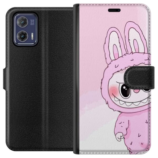 Motorola Moto G73 Tegnebogsetui Labubu Kanin-serien