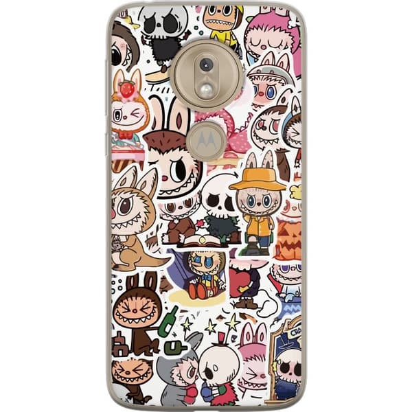 Motorola Moto G7 Play Gennemsigtig cover Labubu All-Stars – POP MART Specialudgave